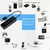 Hub Cabo Usb 3.0 Extensão 4 Portas High Speed Hd Pen Drive - comprar online