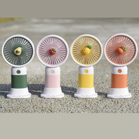 Mini Ventilador Portatil Recarregavel USB Colorido LELONG LE-5710
