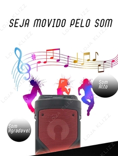 Imagem do Caixa De Som Xtrad Bluetooth Obass Box Led Portátil