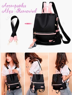 Mochila Antifurto Feminina Kitty Bolsa Tiracolo Casual Mochilinha - comprar online