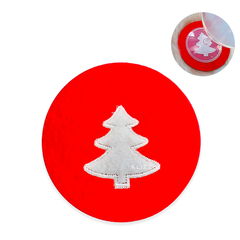 Porta Copo Arvore de Natal 2 Unidades Decoração de Mesa Luxo