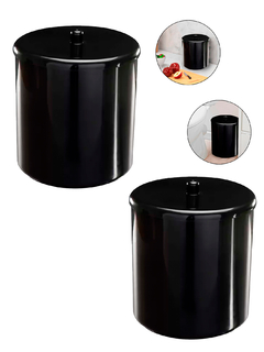 Kit 2 Lixeiras Banheiro Cozinha Escritório Cesto de Lixo 5L Multiuso
