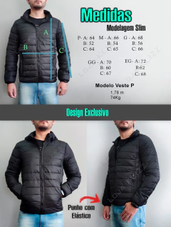 Jaqueta Masculina Axel Bobojaco Puffer Blusa Casaco Frio - KLIZZ