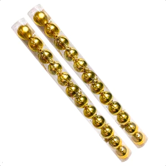 Imagem do Bola de Natal 24 Unidades Glitter 5cm Bolinhas Decoração