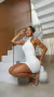 Vestido Feminino Tubinho com Colar Strass na internet
