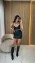 Conjunto couro bordado
