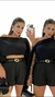Cropped boho com capa