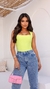 Calça Jeans Mom Marmorizada - comprar online