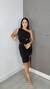 Vestido Feminino Mid Fenda Lurex - comprar online