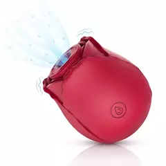 Vibrador em formato de rosa