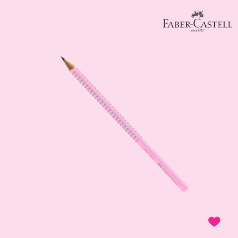 ECOLÁPIS GRAFITE GRIP COLOR - FABER CASTELL - Amor de Papelaria