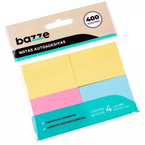 BLOCO AUTOADESIVO COLOR - BAZZE