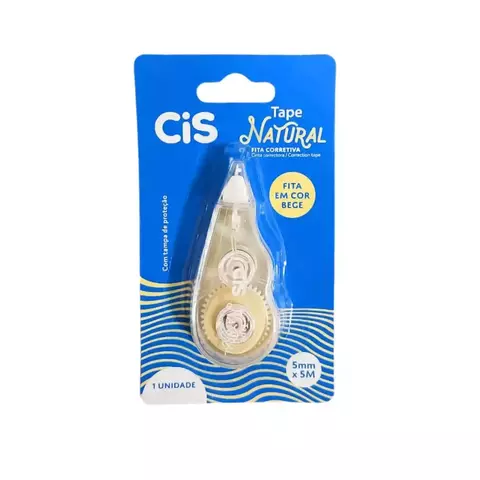 FITA CORRETIVA TAPE NATURAL - CIS