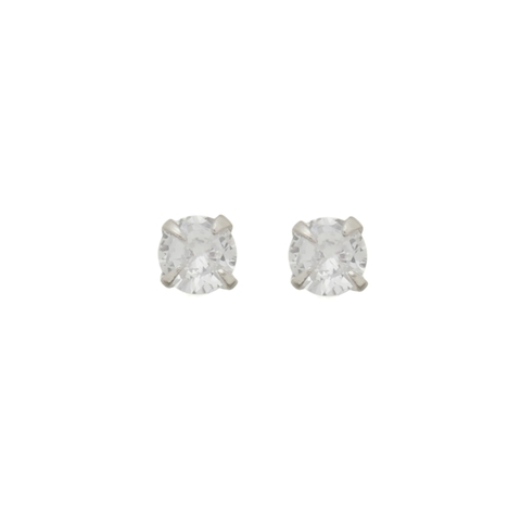 Brinco Ponto de Luz 4mm - Prata 925