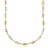 Colar Baguete Colors - Banho Ouro