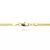 Corrente Lacraia 2,6mm (Fecho Garra) - Banho Ouro - SLATT