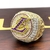 Anel Lakers Cravejado - Banho Ouro - comprar online