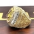 Anel Lakers Cravejado - Banho Ouro na internet