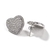 Brinco Heart Max - Banho Prata