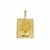 Pingente Jesus Cristo Cravejado 4D - Banho Ouro
