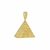 Pingente Pirâmide Olho de Horus Cravejado - Banho Ouro - comprar online