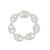 Pulseira Gucci Link - Banho Prata