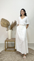 SAIA ANA – Saia Linho Longa - Off white na internet