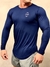 REMERA WINTER HELMET BLUE