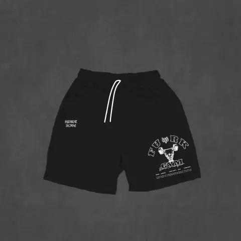 SHORT RUSTIC GYM BLACK
