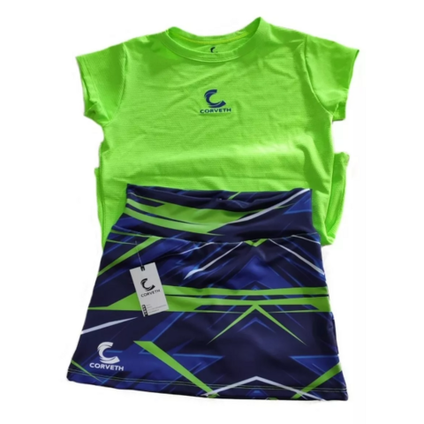 Conjunto Deportivo Niña Corveth Verde
