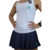 Musculosa deportiva Microfibra Elastizada Celeste