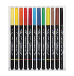 Marcadores Rotulador Plumón Doble Punta Lyra Aqua Brush Duo 12 Piezas - comprar en línea
