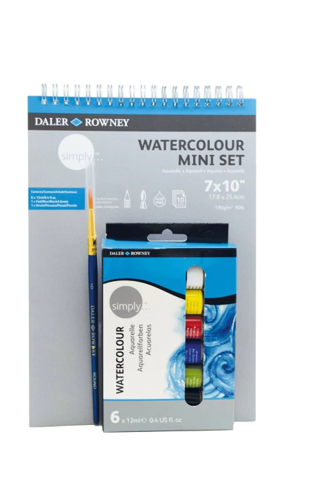 Mini Set De Acuarela Daler Rowney 3pz