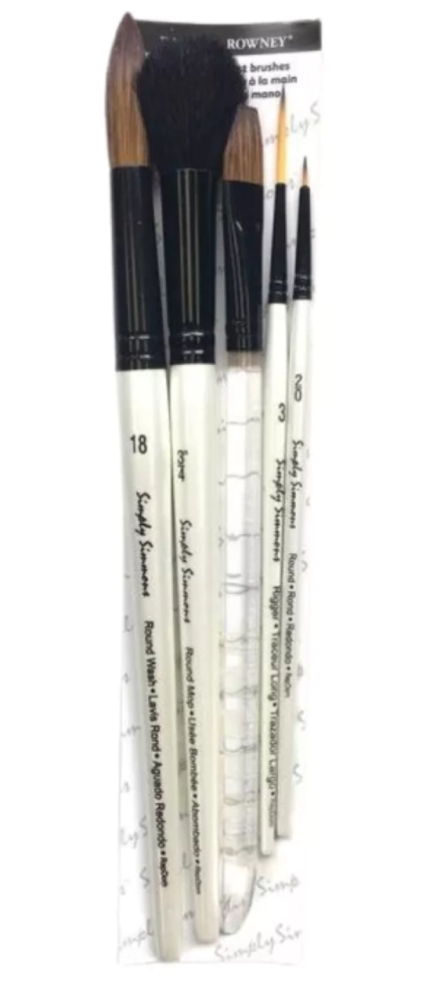 Set de 5 Pinceles Para Acuarela Daler Rowney