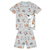 Pijama Menino Estampa Brilha no Escuro Cachorros - comprar online