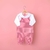 Jardineira Bebê Menina Plush Dino Baby