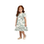 Vestido em Voil Estampa Floral Verde com forro - comprar online