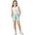 Conjunto Feminino Blusa em Cotton Nadador Short em Sarja Clochard c/ Bolsos ARTE: Silk “ MAÇÃ-FLORES “ - comprar online