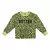 Blusa Kyly Menina Verde Acid Estampado com lantejoulas - comprar online
