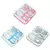 KIT HIGIENE 5 PECAS C/NECESSAIRE UNISSEX PIMPOLHO AZUL/ROSA/CINZA - comprar online