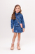 Conjunto Menina Jaqueta e Shorts Saia