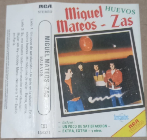 CASSETTE-Miguel Mateos - Zas...Huevos