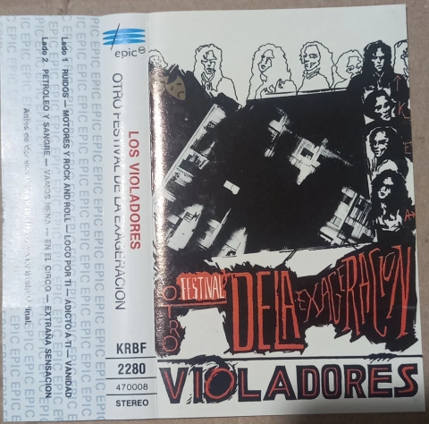 CASSETTE-Los Violadores...Otro Festival De La Exageración