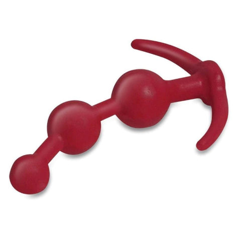 PLUG ANAL ESFERAS COM ALÇA DIVERSÃO AO CUBO