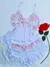 Baby Doll Bella- Branco/Romance