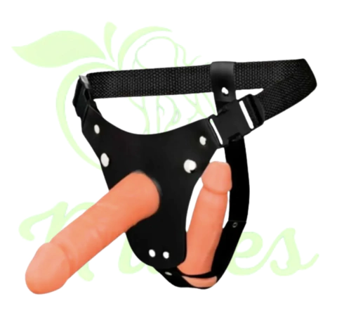 CINTA PENIANA INVERTIDA REGULÁVEL COM PRÓTESE SORTIDA PRAZER E CIA