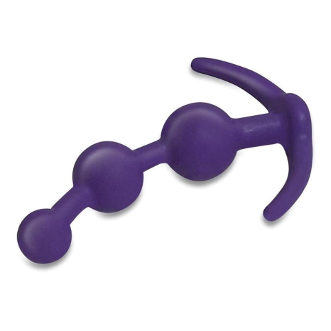 PLUG ANAL ESFERAS COM ALÇA DIVERSÃO AO CUBO