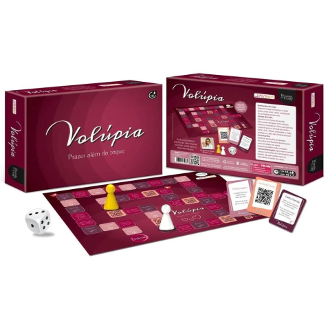 Jogo DeTabuleiro Para Casal Volúpia Diversão ao Cubo