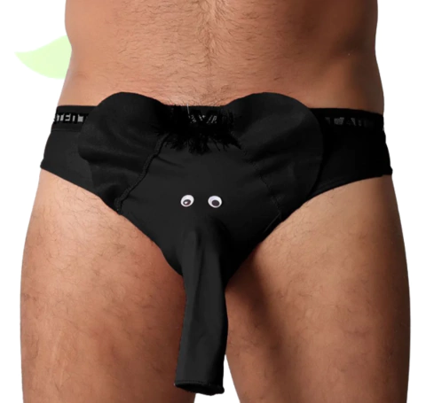 CUECA SLIP COM TROMBA DE ELEFANTE