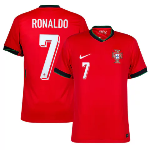 Camisa Nike Portugal I 2024/25 Ronaldo 7 [PRONTA ENTREGA]